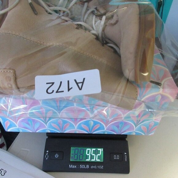 Sorel Women Boots Phoenix Short Lace Lux Ankle US 8 Beige Leather Lace Up 952 - Picture 13 of 13